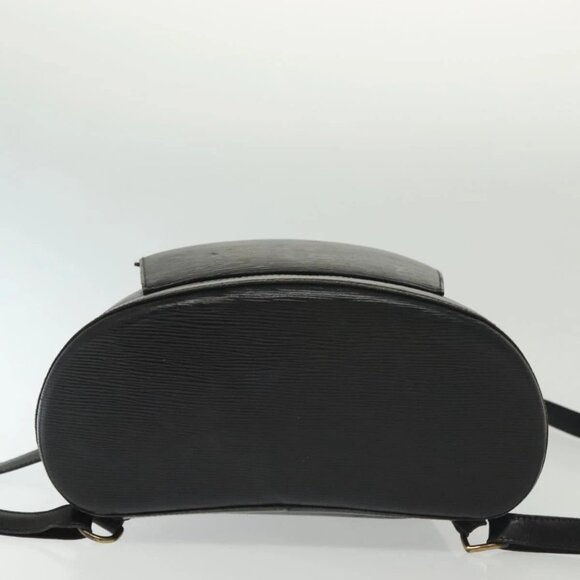 LOUIS VUITTON Epi Gobelins Backpack Black LV Auth - Picture 7 of 16